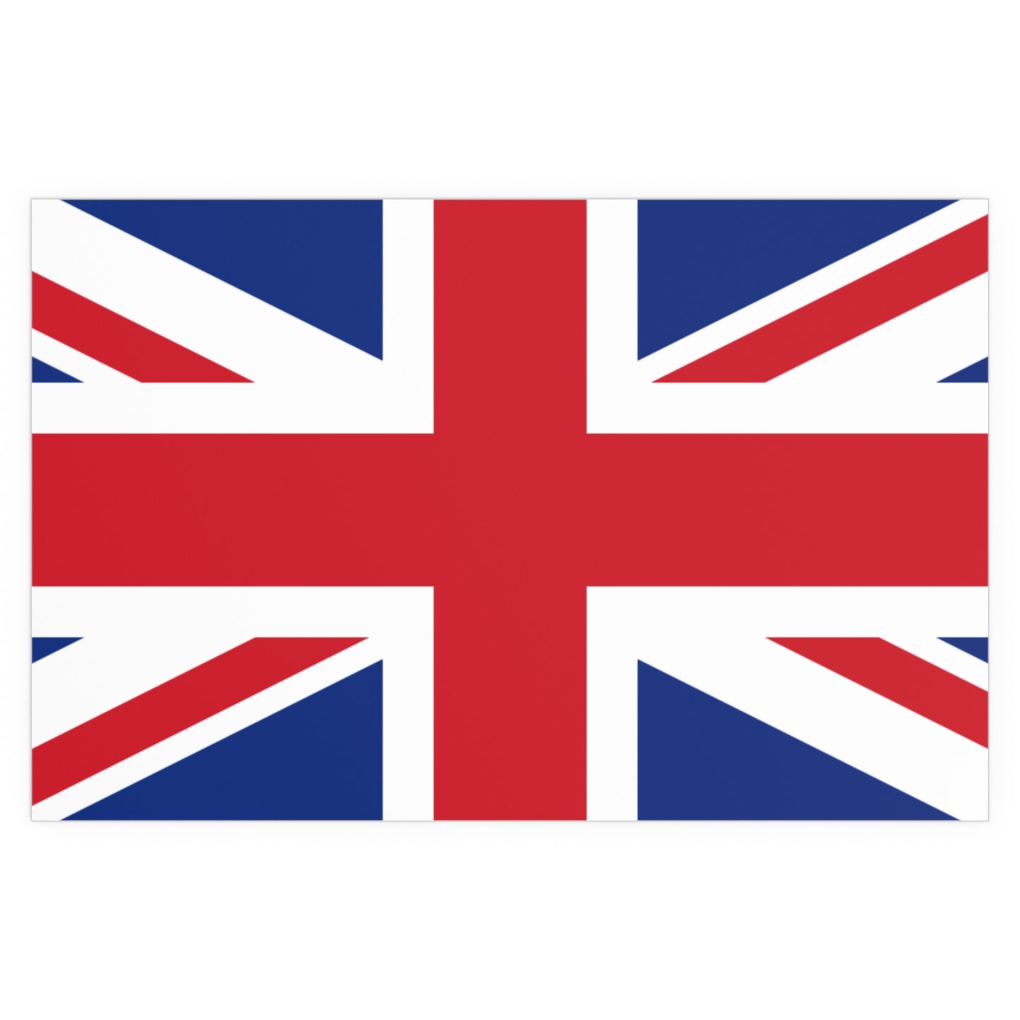 Silk Poster - British Flag Union Jack Wall Art - Indoor and Outdoor