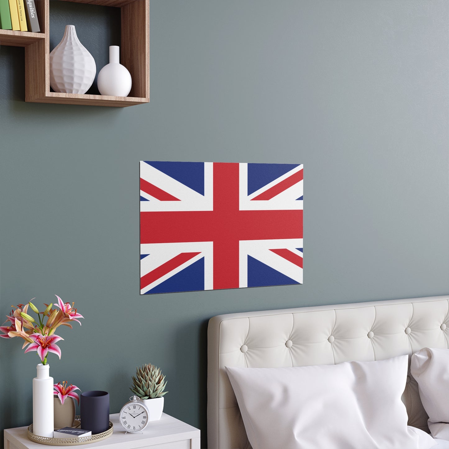 Silk Poster - British Flag Union Jack Wall Art - Indoor and Outdoor