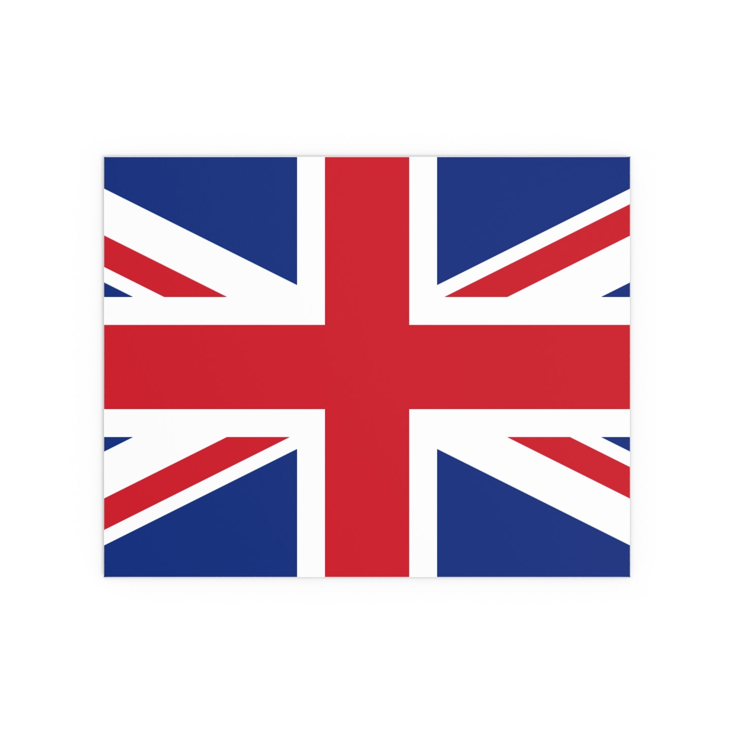 Silk Poster - British Flag Union Jack Wall Art - Indoor and Outdoor