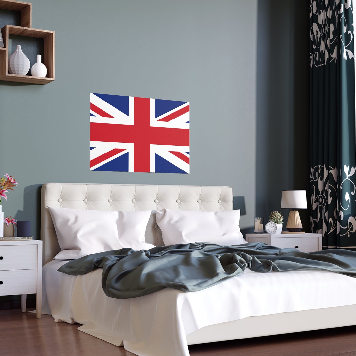 Silk Poster - British Flag Union Jack Wall Art - Indoor and Outdoor