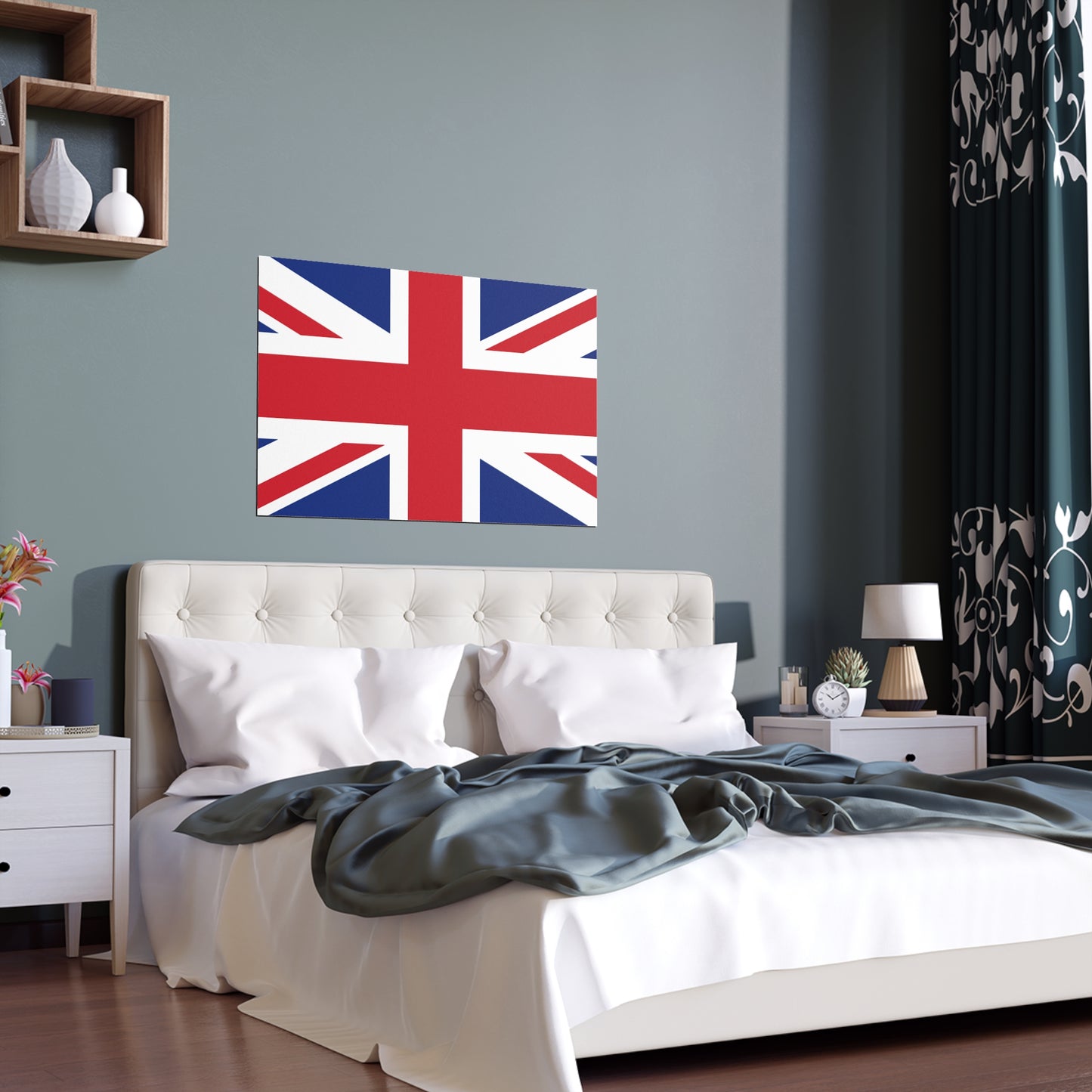 Silk Poster - British Flag Union Jack Wall Art - Indoor and Outdoor