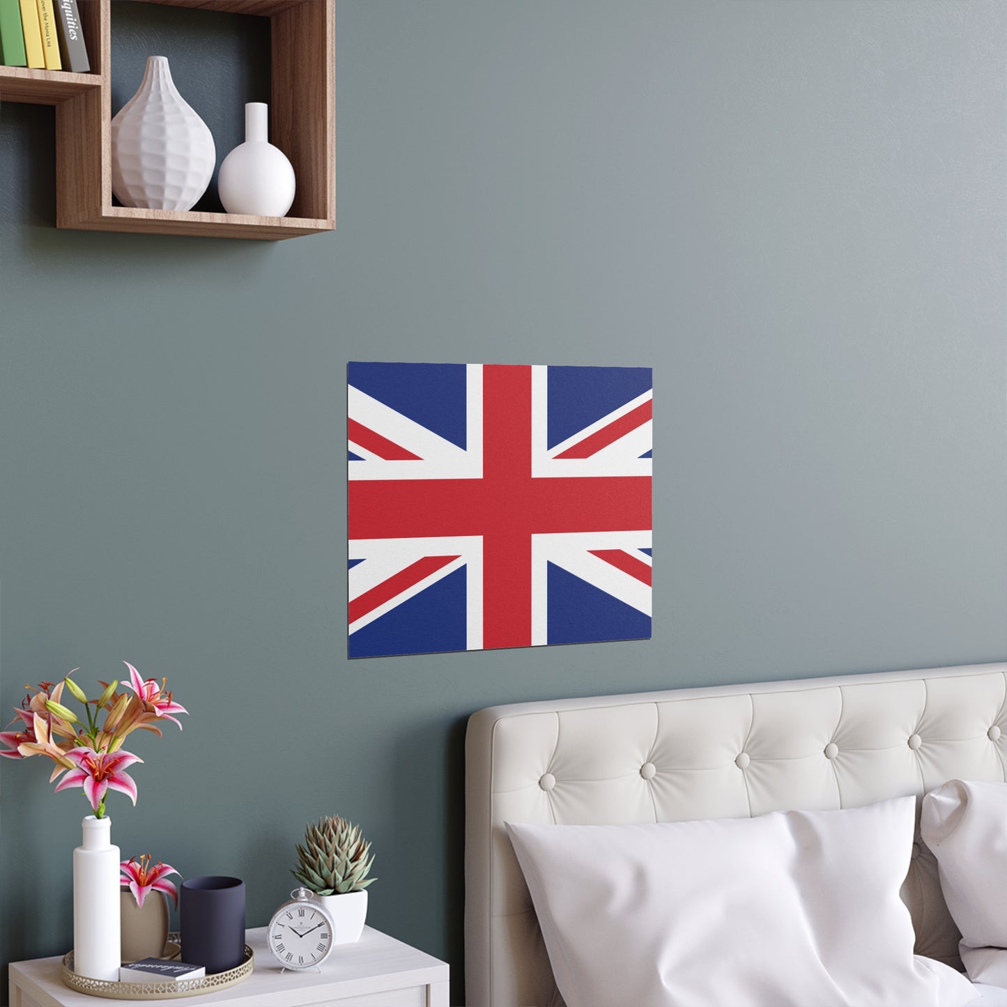 Silk Poster - British Flag Union Jack Wall Art - Indoor and Outdoor