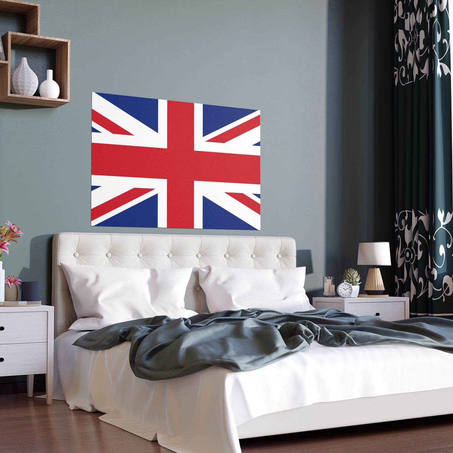 Silk Poster - British Flag Union Jack Wall Art - Indoor and Outdoor