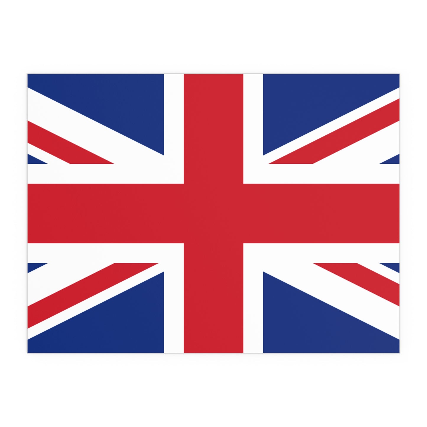 Silk Poster - British Flag Union Jack Wall Art - Indoor and Outdoor