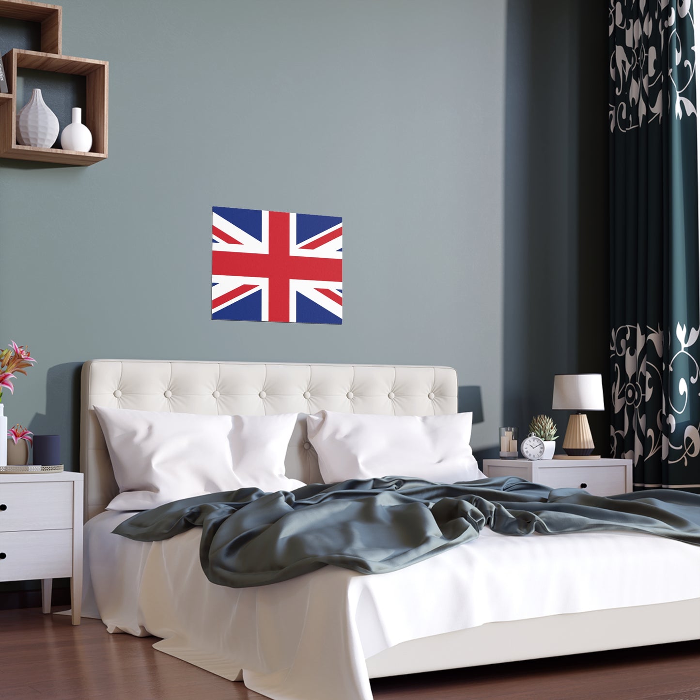 Silk Poster - British Flag Union Jack Wall Art - Indoor and Outdoor