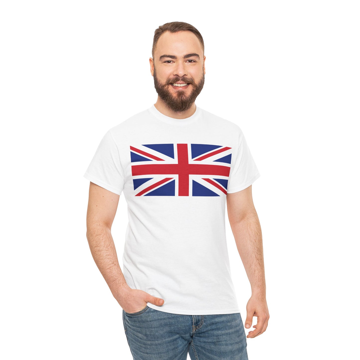 Mens British Union Jack T-shirt, British Flag Tee
