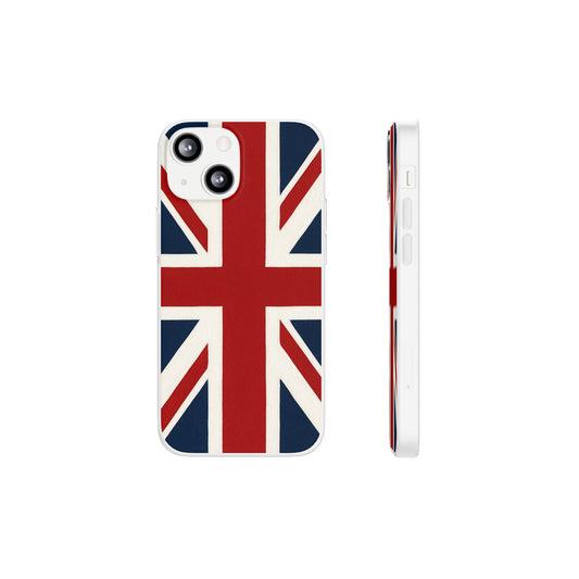 British Union Jack Phone Case Flexi, British Flag Phone Cover