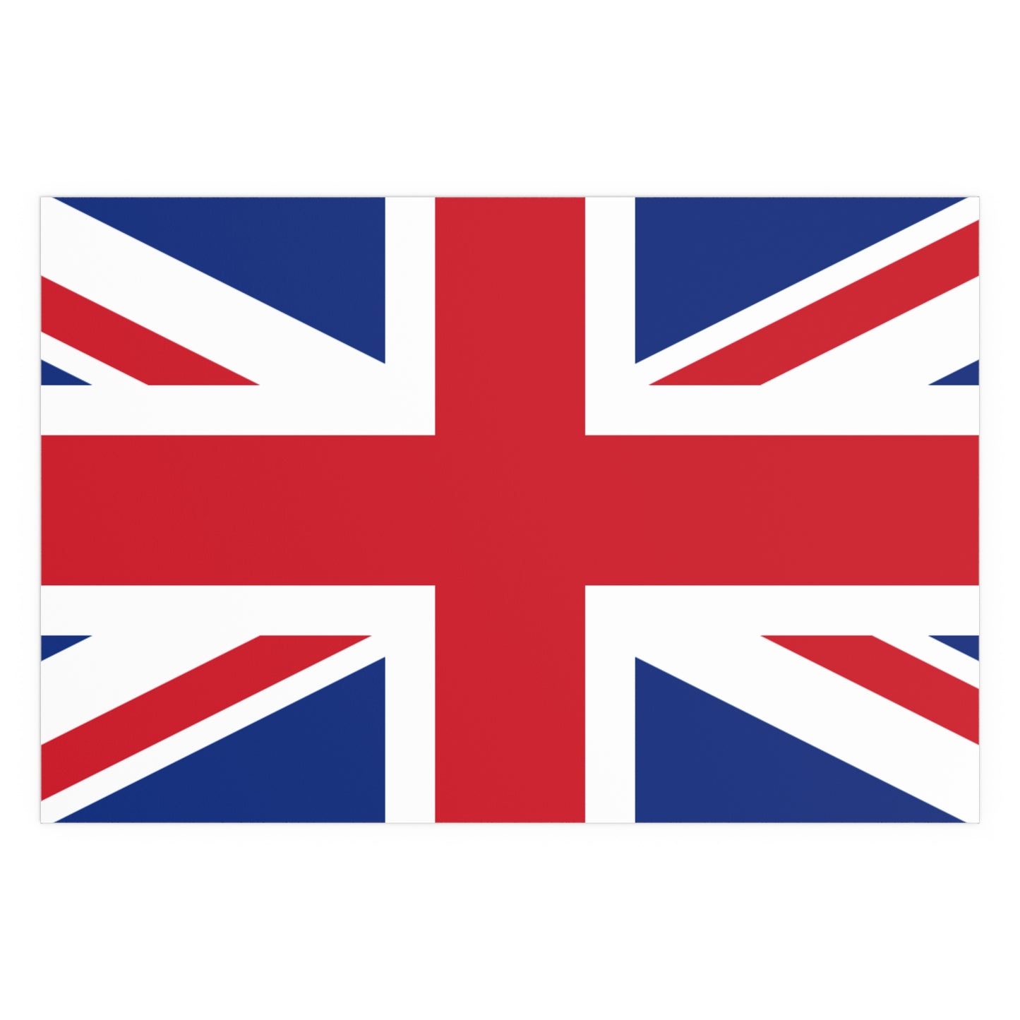 Silk Poster - British Flag Union Jack Wall Art - Indoor and Outdoor