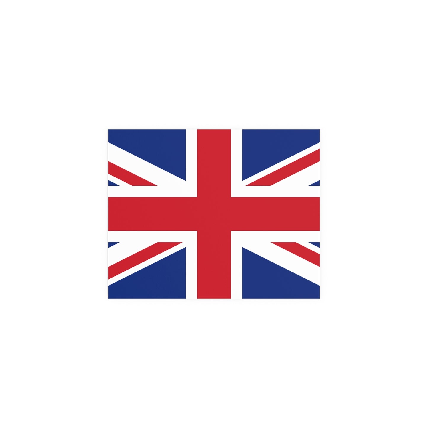 Silk Poster - British Flag Union Jack Wall Art - Indoor and Outdoor