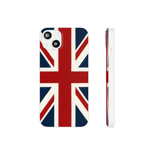 British Union Jack Phone Case Flexi, British Flag Phone Cover