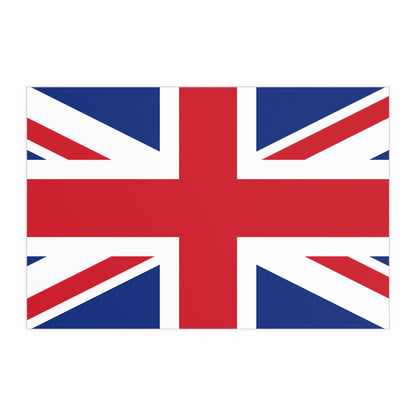 Silk Poster - British Flag Union Jack Wall Art - Indoor and Outdoor