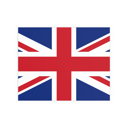 Silk Poster - British Flag Union Jack Wall Art - Indoor and Outdoor
