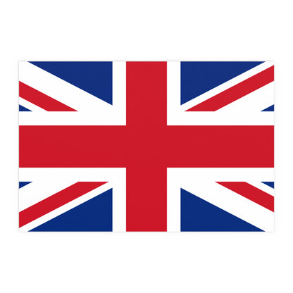 Silk Poster - British Flag Union Jack Wall Art - Indoor and Outdoor