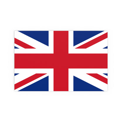 Silk Poster - British Flag Union Jack Wall Art - Indoor and Outdoor