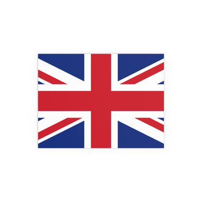 Silk Poster - British Flag Union Jack Wall Art - Indoor and Outdoor
