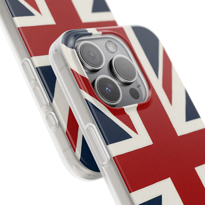British Union Jack Phone Case Flexi, British Flag Phone Cover