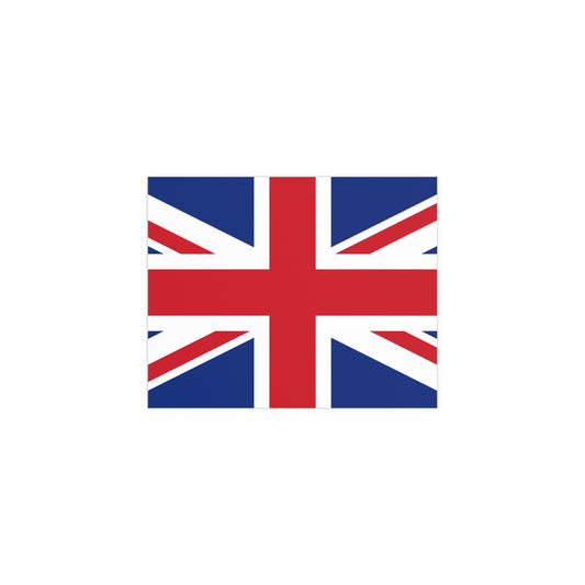 Silk Poster - British Flag Union Jack Wall Art - Indoor and Outdoor
